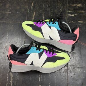 New Balance 327 Black Multi-Color (MS327EA) Sz 7.5 Comfort Clean OG Rare